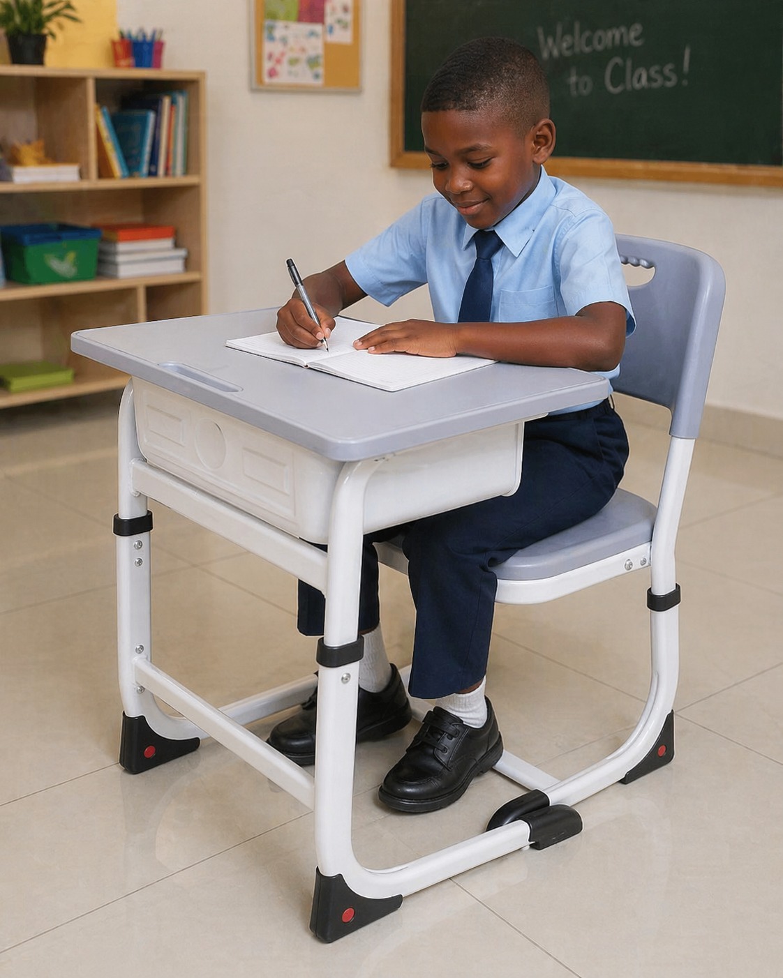 Buy Iron Plastic Student Desk in Nigeria from ZivaDirect